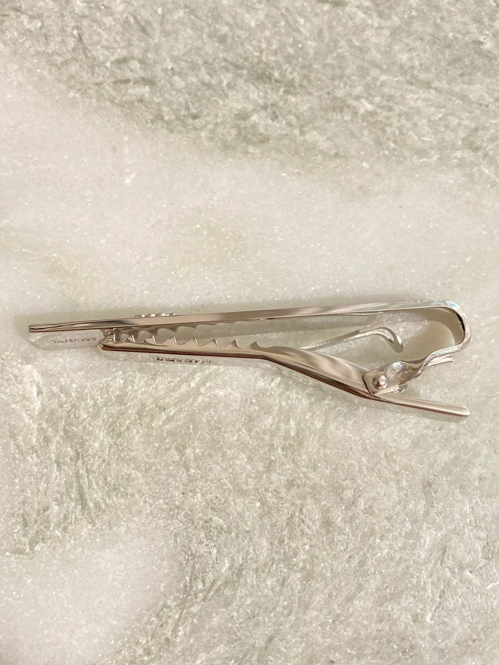 Burberry 925 Silver Tie Clip Vintage - Picture 3 of 7